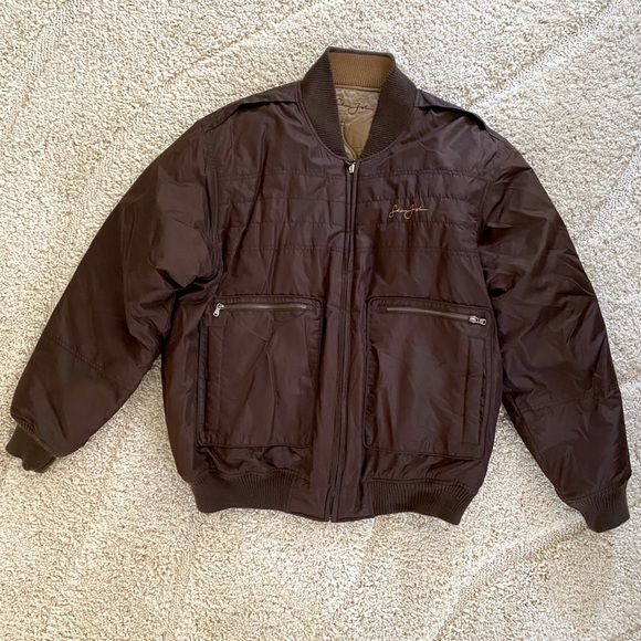 Vintage Y2K Sean John Reversible Bomber Jacket - Picture 2 of 5